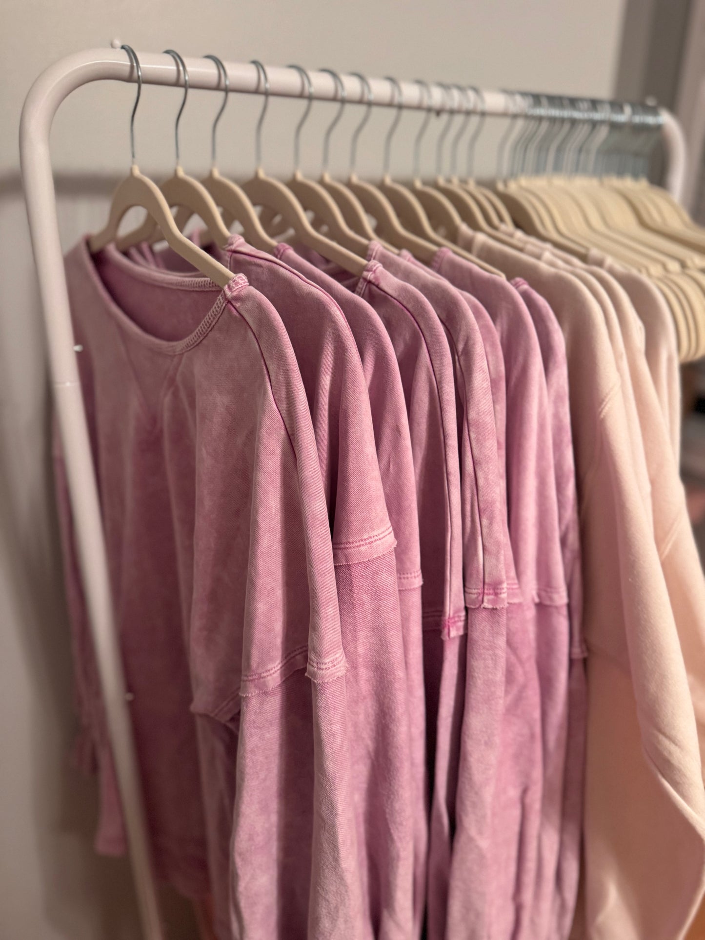 Mineral Wash Pullover Sweatshirt
